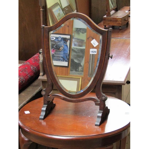 1926 - SHIELD SHAPED SWING MIRROR 36cms