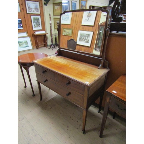 1927 - EDWARDIAN MAHOGANY DRESSING TABLE 106 x 150 cms