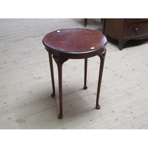 1928 - MAHOGANY OCCASIONAL TABLE 59cms