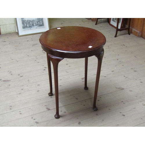 1928 - MAHOGANY OCCASIONAL TABLE 59cms