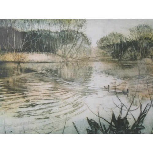 1215A - THREE SIGNED DAWN MATTHEWS WOODLAND PRINT; ONE OTHER