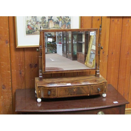 1929 - GEORGIAN INLAID TOILET MIRROR