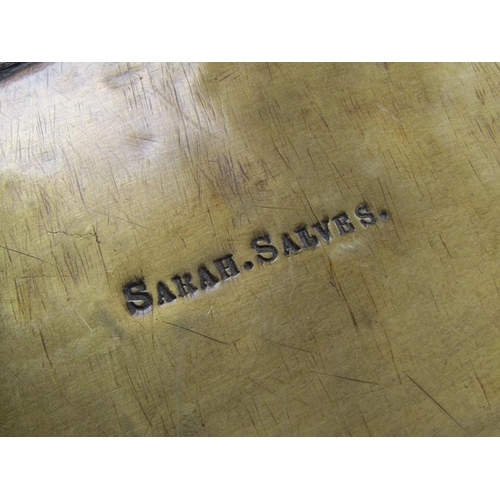 1857 - 19c BRASS BOUND TRUNK 102 x 68 cms