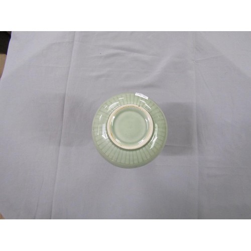 1812 - CHINESE CELEDON GLAZED VASE, 20CM H