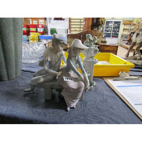 1813 - TWO NAO FIGURE GROUPS - LARGEST 32CM H