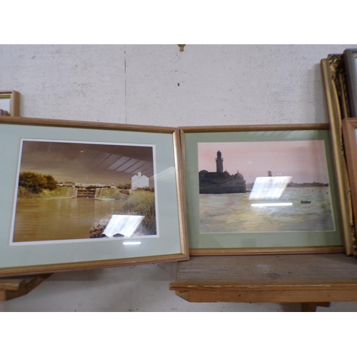 146 - FRAMED PICTURES AND PRINTS - COASTAL AND PORTRAIT