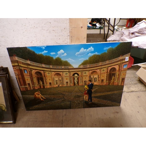 151 - QTY OF FRAMED OILS