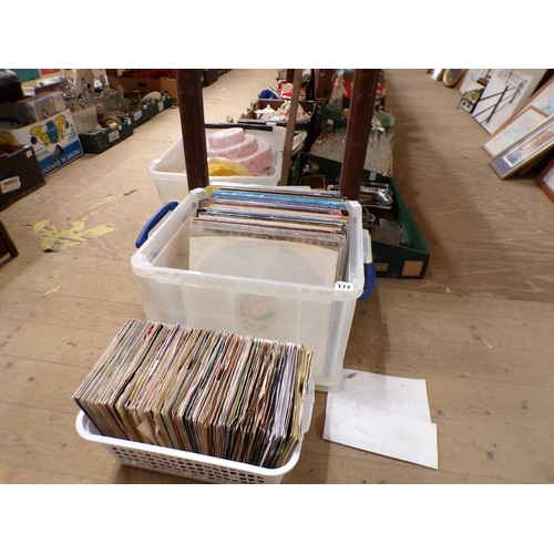 172 - TWO CRATES OF RECORDS