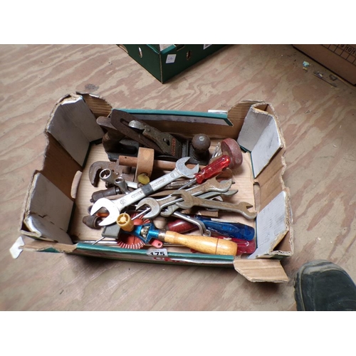 175 - BOX OF TOOLS