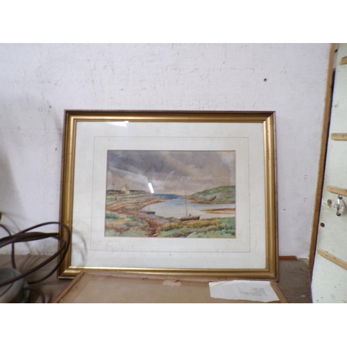 53 - COLLECTION OF FRAMED WATERCOLOURS - RURAL SCENES