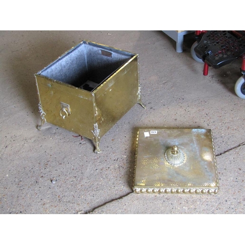 570 - BRASS COAL BOX