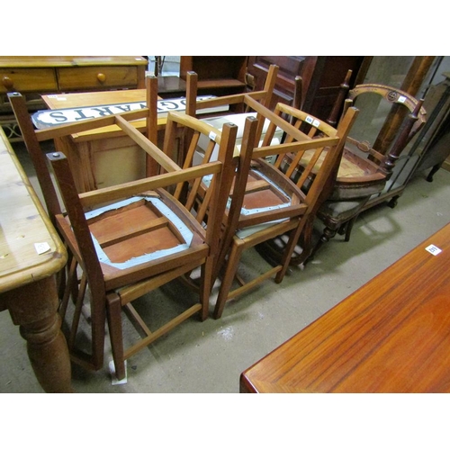 636 - SIX DINING CHAIRS