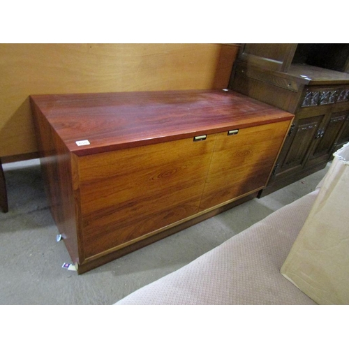 650 - TEAK CUPBOARD