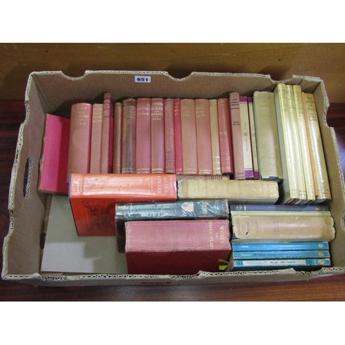 651 - BOX OF MIXED BOOKS