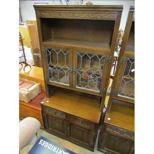 652 - OAK WALL UNIT