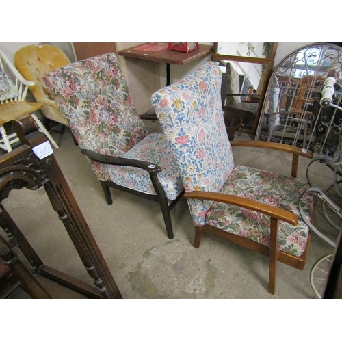 698 - TWO ARMCHAIRS