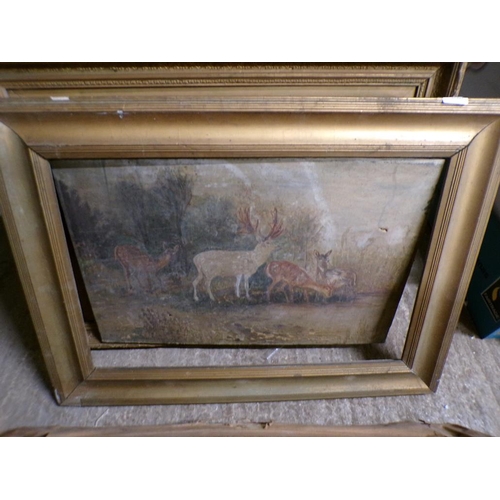 362 - QTY OF GILT FRAMED OILS