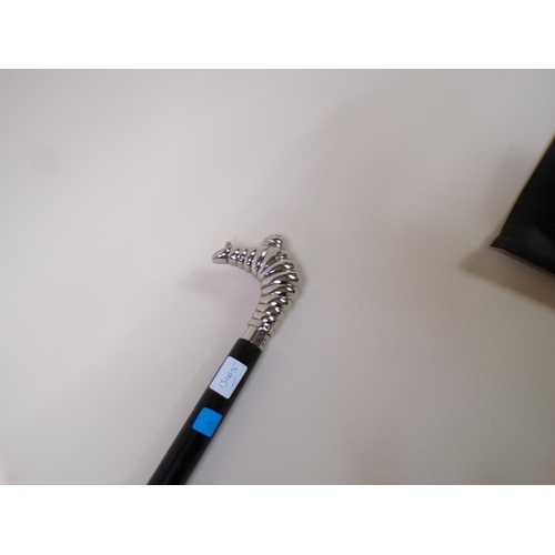 382 - MODERN WALKING STICK WITH REPLICA MICHELIN HANDLE