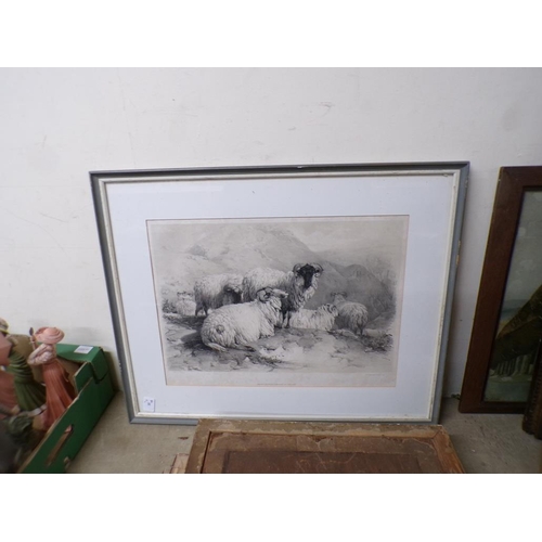 399 - QTY OF FRAMED PICTURES TO INCL ORIENTAL