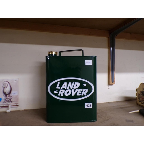 421 - REPLICA LAND ROVER OIL CAN