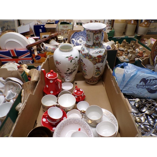 449 - BOX OF MIXED CHINA TO INCL ORIENTAL