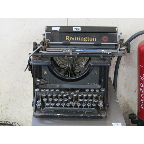 722 - REMINGTON TYPEWRITER