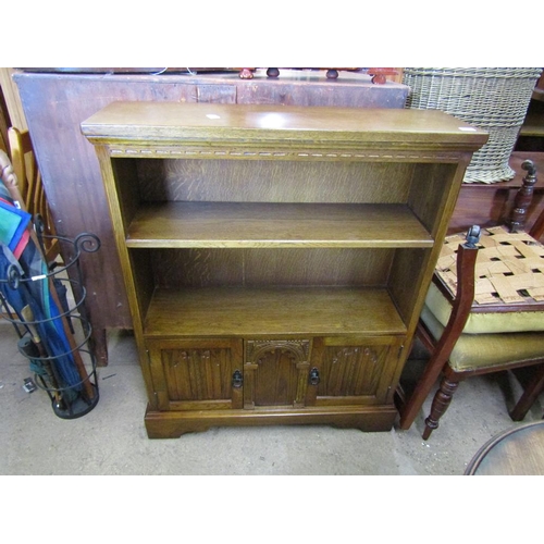 817 - OLD CHARM OAK BOOKCASE