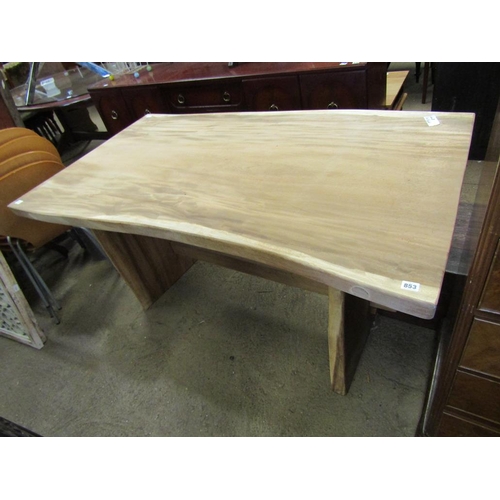 853 - OAK REFECTORY TABLE