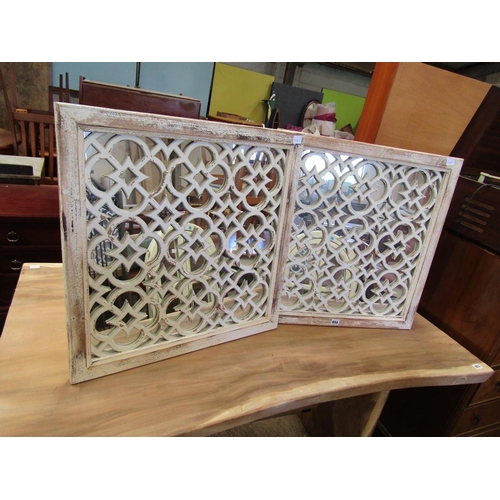 855 - PAIR OF MOROCCAN STYLE MIRRORS