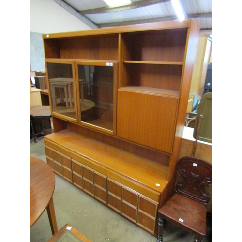 901 - TEAK WALL UNIT