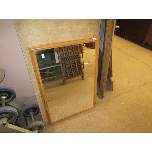 962 - PINE FRAMED MIRROR