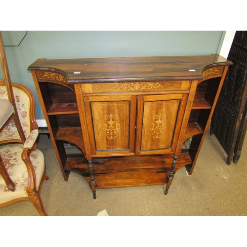 719 - VICTORIAN ROSEWOOD SIDEBOARD