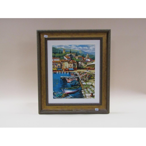 1221 - INGRID BROCKLEY - METLAN, ANATOLY DOT, SIGNED, FRAMED, 50CM X 39CM