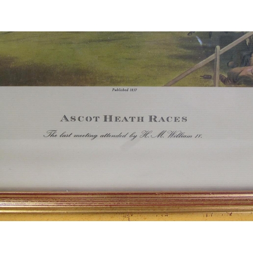 1274 - FRAMED ASCOT PRINT