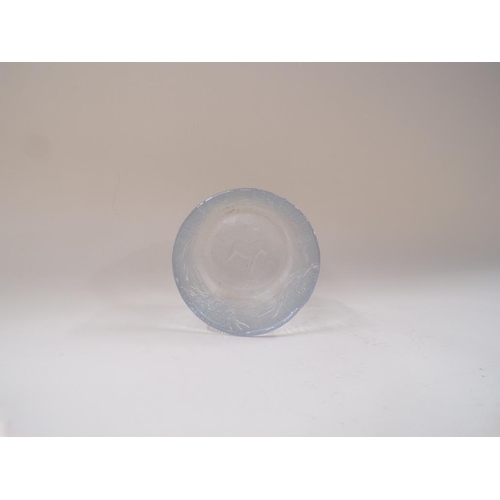 1794 - SWEDISH ART GLASS MOULDED BOWL, 10CM H