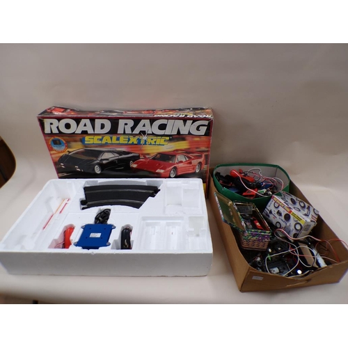 1300 - LARGE COLLECTION OF SCALEXTRIC - VARIOUS ROAD AND TRACK RACING - PART SETS