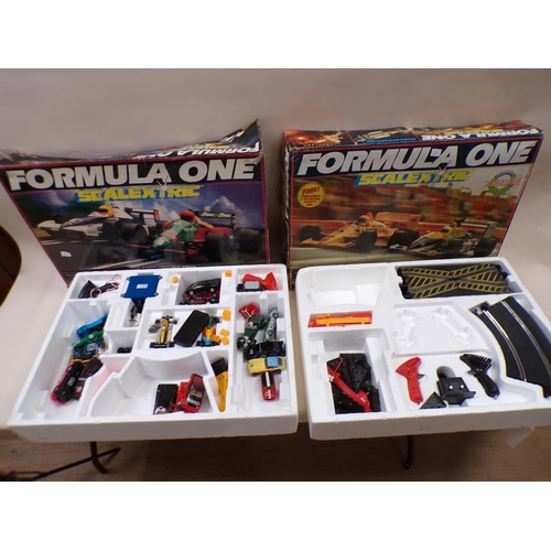 1300 - LARGE COLLECTION OF SCALEXTRIC - VARIOUS ROAD AND TRACK RACING - PART SETS