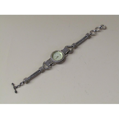 1512 - SILVER CASED LADIES WATCH