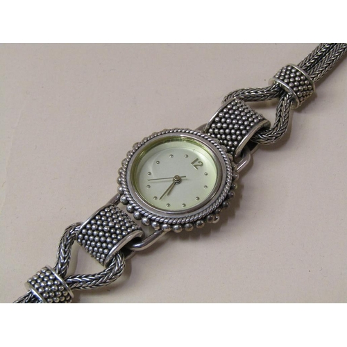 1512 - SILVER CASED LADIES WATCH