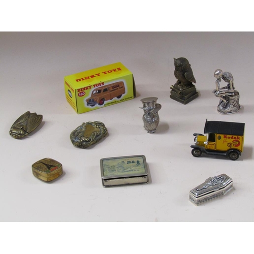 1527 - WHITE METAL AND OTHER VESTAS AND DINKY TOYS AND VEHICLES