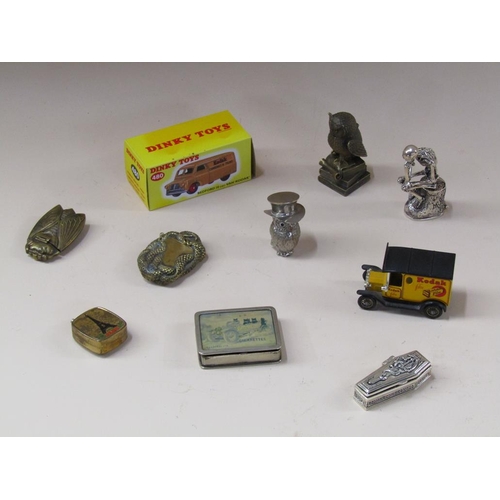 1527 - WHITE METAL AND OTHER VESTAS AND DINKY TOYS AND VEHICLES