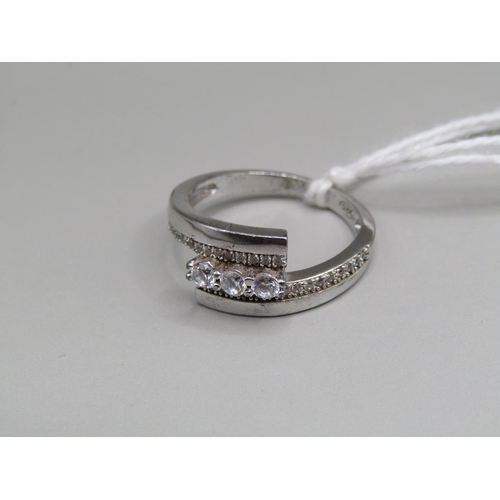 1555 - SILVER STONE SET RING