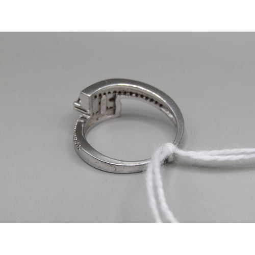 1555 - SILVER STONE SET RING