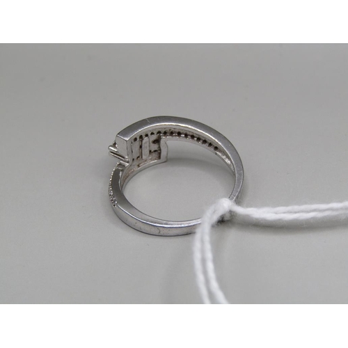 1555 - SILVER STONE SET RING