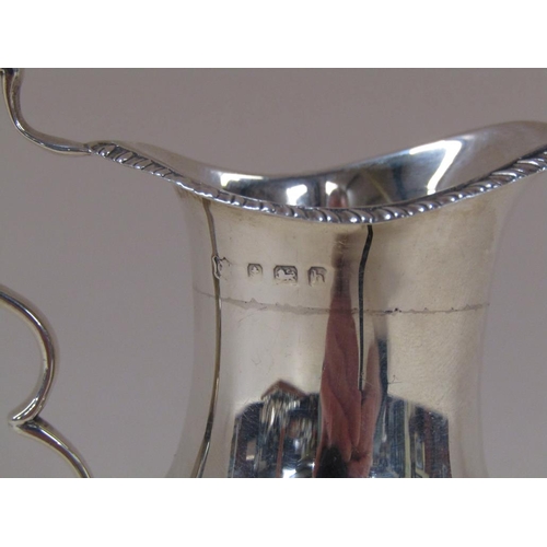 1593 - EDWARDIAN SILVER CREAMER, BIRMINGHAM 1907 3.1ozt