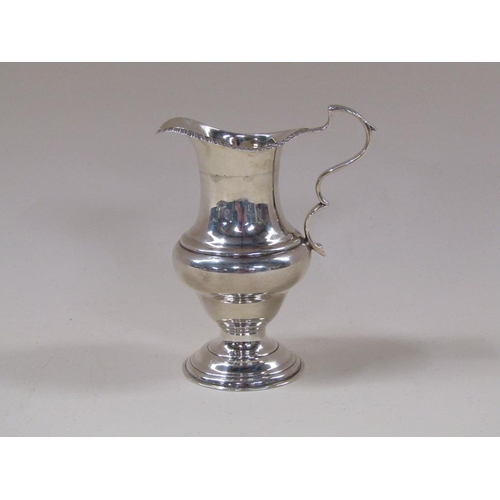 1593 - EDWARDIAN SILVER CREAMER, BIRMINGHAM 1907 3.1ozt