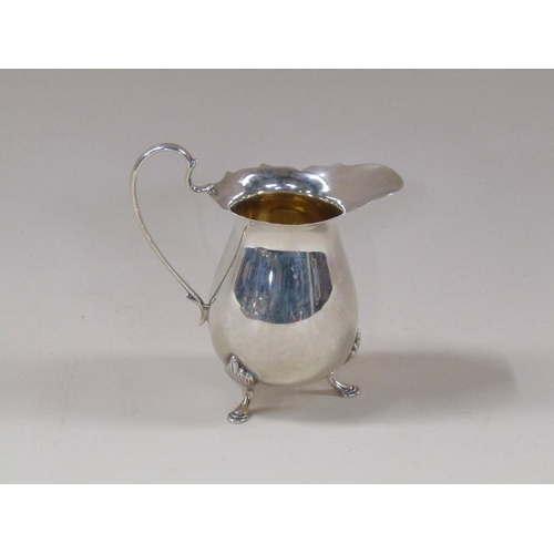 1597 - 20c SILVER CREAM JUG, WILLIAM BROADWAY AND CO. BIRMINGHAM 1993 4.5ozt