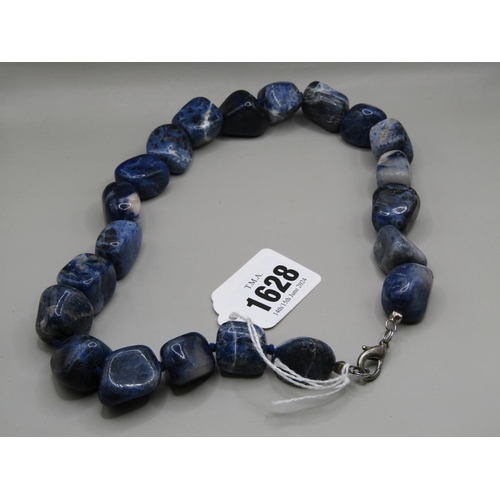 1628 - SODALITE BEAD NECKLACE