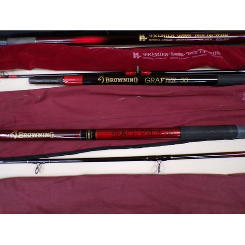 1271 - COLLECTION OF COARSE AND FLY FISHING RODS AND EQUIPMENT