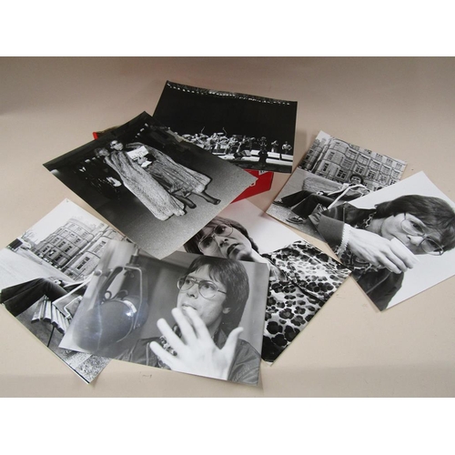 1726 - FOUR PHOTO ALBUMS TO CONTAIN PHOTOGRAPHS OF PLAYS, PRESS PHOTOS OF CLIFF RICHARD ETC